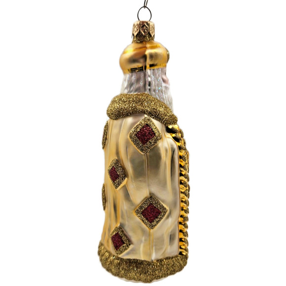 Patricia Breen Bijoux Santa Claus Red Squares Christmas Tree Holiday Ornament - Picture 5 of 10